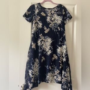 Roz & Ali floral dress size Petite Medium